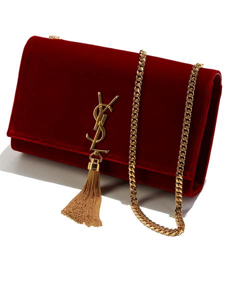 ysl kate tassel red|Saint Laurent Kate Tassel Chain Wallet Bag in Dark Red Wine.